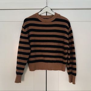 Striped knit top